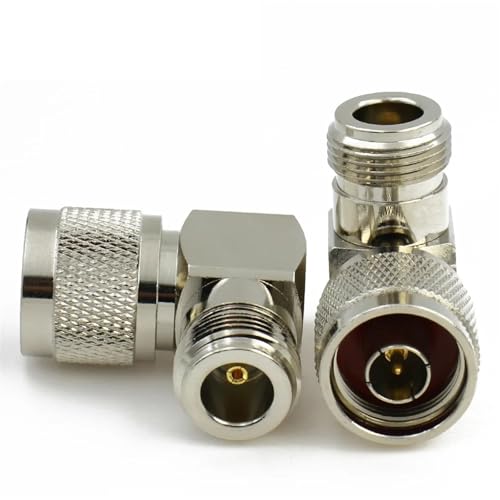 Adaptador coaxial RF tipo N macho a hembra para conectar cables en armarios de red, 5 uds. 2