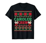 Photo Gallery caroler crew ugly christmas maglione natalizio caroling maglietta Photo Gallery caroler crew ugly christmas maglione natalizio caroling maglietta