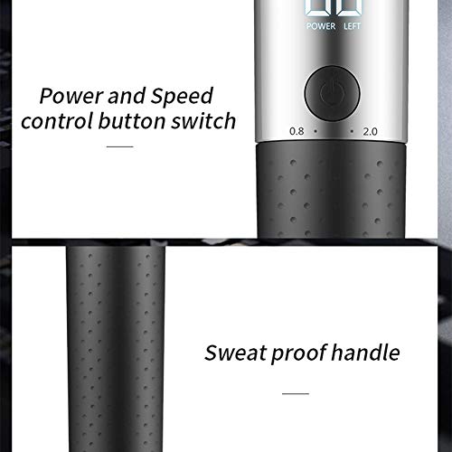 Tondeuse rechargeable à affichage numérique LED pour tête et corps