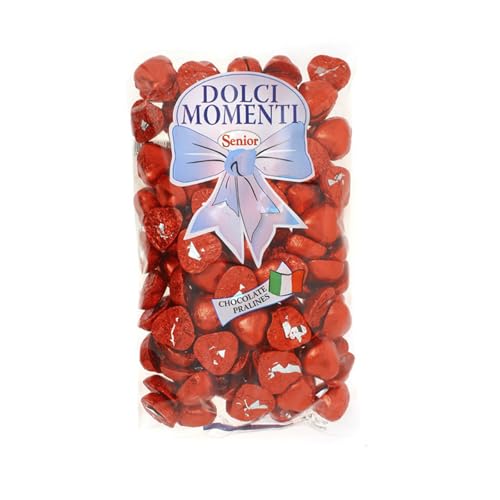 Deliex Delicias de Extremadura Corazones de Chocolate con Leche, Rojo