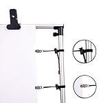 12 Pack Background Backdrop Clips Clamps Holder for Photography, Video and Television, Black - Image 2