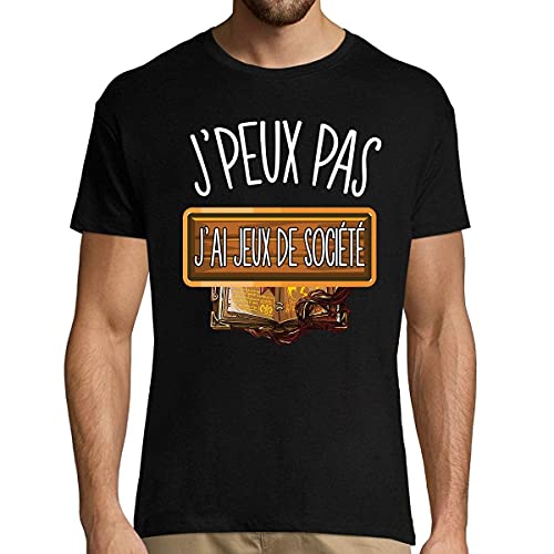 T-shirt jeux de société homme drôle et cadeau geek original manches courtes