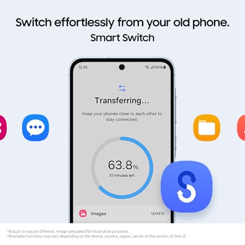 Samsung Galaxy A35 5G, Factory Unlocked Android Smartphone, 128GB, 6GB RAM, 2 day battery life, 50MP Camera, Awesome Navy, 3 Year Manufacturer Extended Warranty (UK Version)