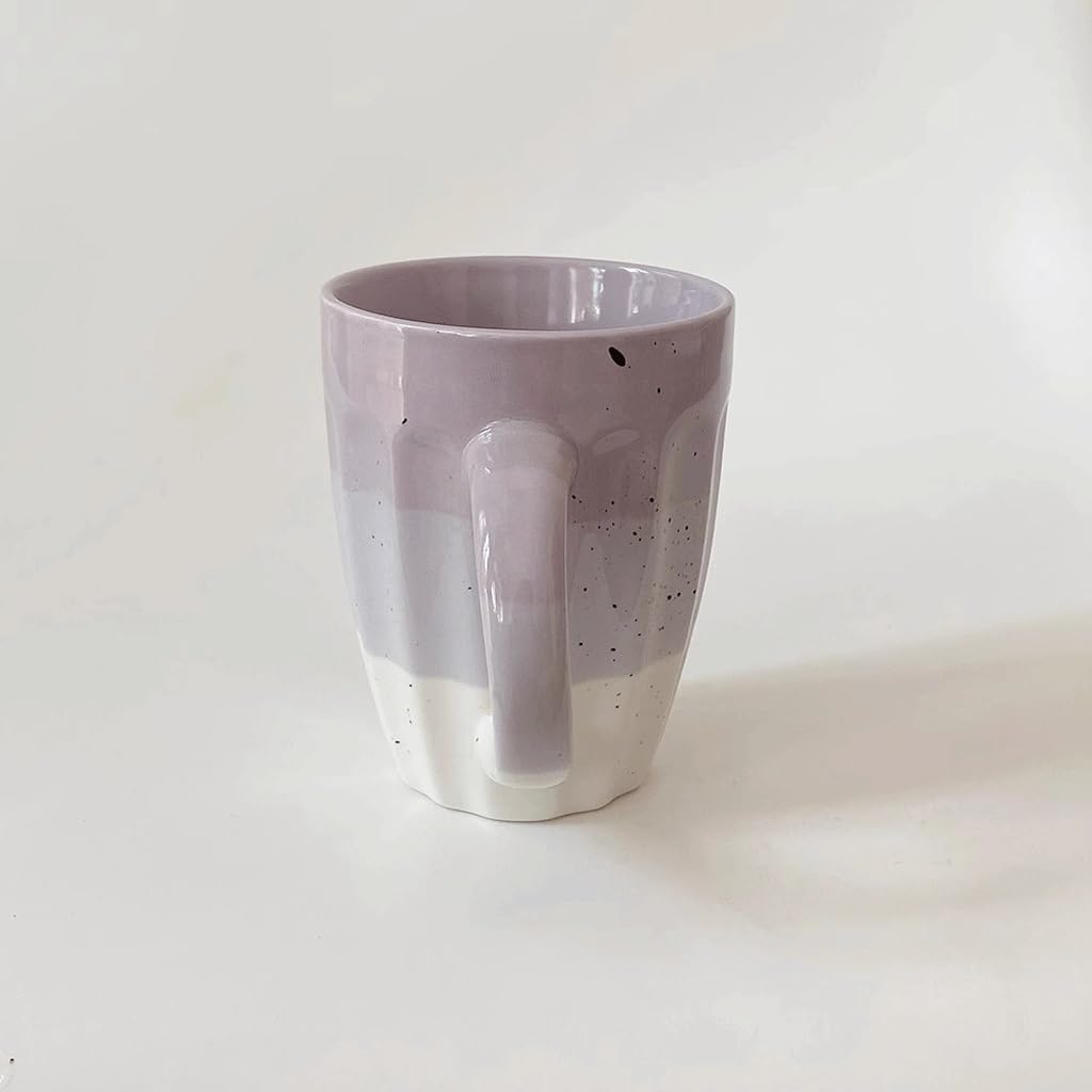 ENGENDER Tazas Cafe Taza De Café Sencilla For El Hogar con Taza De Cerámica Coloreada Bajo Cubierta Mug Cups(A)