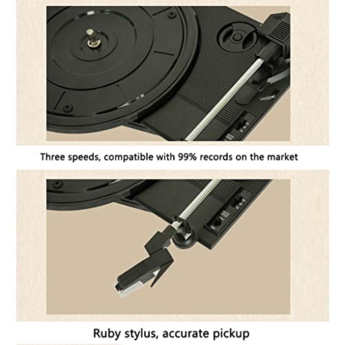 Platine Vinyle Portable Tourne Disque Vinyle Gramophone 100-240 v 33/45/78 RPM Rétro Boîte À Musique Bluetooth… - Les Beatles, Paul McCartney, John Lennon, RIngo Starr, George Harrison Platine Vinyle Portable Tourne Disque Vinyle Gramophone 100-240 v 33/45/78 RPM Rétro Boîte À Musique Bluetooth… – Image 4
