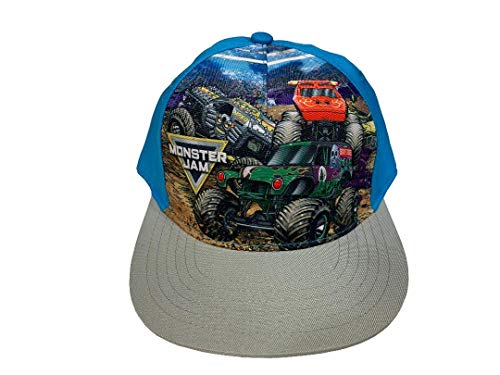 Kids Adjustable Monster Flat Brim Hat 