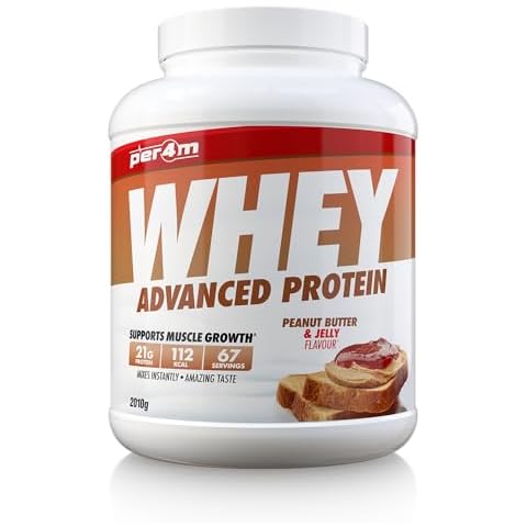 Protéine Whey Per4m Beurre de Cacahuète & Gelée 2.01kg Cover
