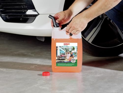 SONAX ScheibenReiniger gebrauchsfertig Havana Love (5 Liter) für die Scheiben- und Scheinwerferwaschanlage im Sommer | Art-Nr. 03935000