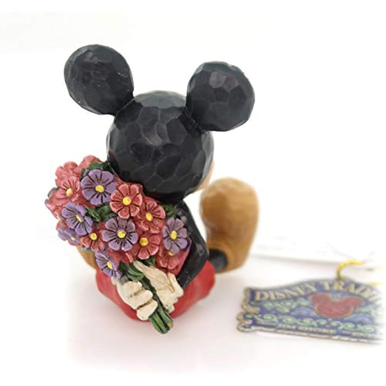 Disney Traditions by Jim Shore Mini Mickey Mouse Personality Pose Stone Resin Figurine, 2.75