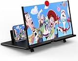 14" Screen Magnifier for Cell Phone, Mobile Phone 3D HD Magnifying Projector Screen Enlarger for Movies, Videos and Gaming, Foldable Phone Stand with Screen Amplifier,Compatible with All Phones -  Fopudy