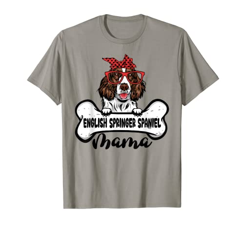English Springer Spaniel Mama Chemise Chien Maman Fête des Mères T-Shirt