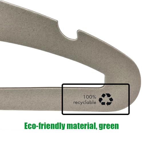Koobay 17" Eco-Friendly Cardboard Hangers for Adult Clothes - 50 Pack of Durable, Recyclable Paper Coat Hangers - Perfect for Storage and Drying of Men's and Women's Clothing by Koobay - Image 7
