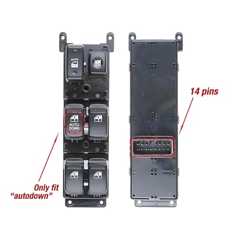 Lève-vitre bloqué sur Kia Rio résolu avec cet interrupteur de commande gauche 93570-1G200 - 2