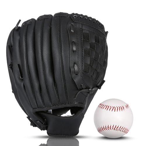 HolyElks Baseball Glove + Ball Sets, Softball Glove, Baseball Mitt,