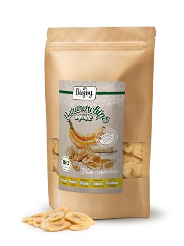 Biojoy BIO-Bananenchips (250 g), getrocknet und ungeschwefelt