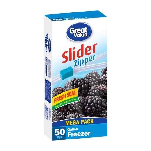 Great Value Gallon Freezer Bags, 50 count