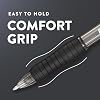 Paper Mate Profile Ballpoint Pens, Retractable, Medium Point (1.0mm), Blue Ink, 12 Count - Office Supplies, Comfortable Grip, Everyday Writing