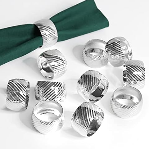LogHog Set of 12 Delicate Napkin Rings Cover