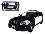 DIECAST 1:24 W/B 2015 Ford Police Interceptor Utility with Light BAR 76958 by MOTOR MAX