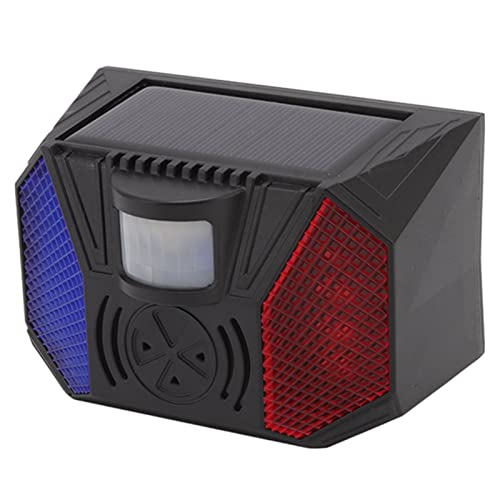 Solar Outdoor Motion Sensor Alarm, Loud Siren Sound Motion Detector Alarm Light, with Remote Controller for Home, Villa, Yard, Chicken Coop, Farm, Barn, Home Security Alert System Solar Outdoor Motion Sensor Alarm, Loud Siren Sound Motion Detector Alarm Light, with Remote Controller for Home, Villa, Yard, Chicken Coop, Farm, Barn, Home Security Alert System