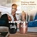New Mom Gifts for Women, Top Pregnancy Gifts with Mom and Dad Tumbler Set for First Time Moms, Expecing Parents to Be, Gender Reveal, Baby Shower, Best Baby Gifts for Boys Girls Neutral
