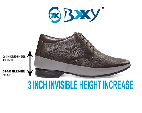 Image of BXXY 3 Inch Height Increasing Formal Faux Leather Derby Shoes