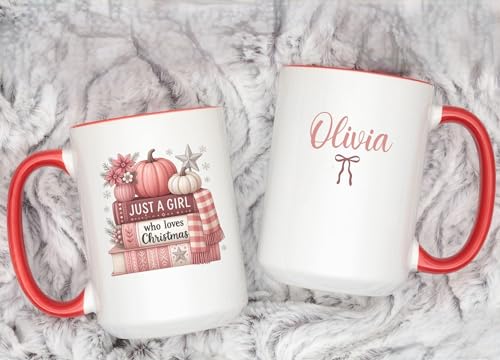Funny Just a Girl Who Loves Cheesecake Mug – Cute