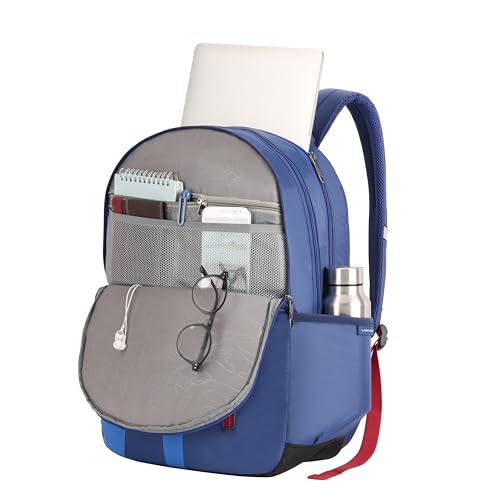 Image of Lavie Sport Bolt 31L Laptop Backpack For Men & Women | College Bag For Boys & Girls (Royal Blue)