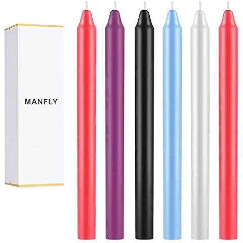 MANFLY Low Temperature Candles, Soy Wax Scented Candle, Couple Wax, Wedding, Home Decor (6 PCS) Cover