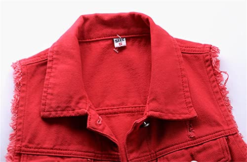 SANGTREE Women's Denim Outerwear Vests4