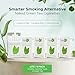 NAKED Green Tea Cigarettes LITE Herbal 5-Pack Bundle, 100-cigs Made-in-USA Free of Nicotine, Tobacco & No-Chemical Additives.