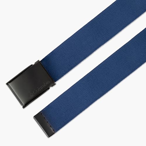 Image of Columbia Men's Military Plaque Buckle Fabric Belt- One Size 42 inch Length - Everyday and Outdoor Wear