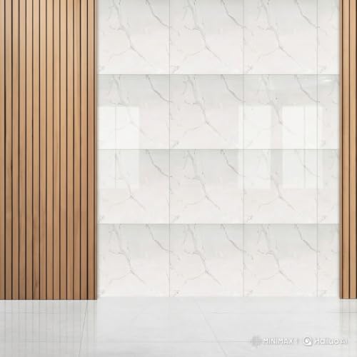 Image of OCEANSKY 3D Wallpaper PE Foam self Adhesive Brick Design Wall Stickers /DIY Wallpaper for Home Hotel Living Room Bedroom Cafe Deco (4, Off White)