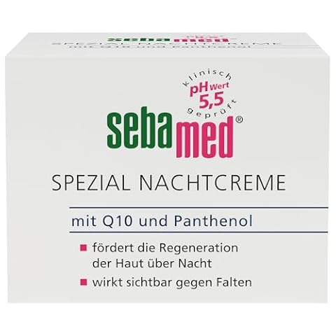 sebamed spezial Nachtcreme mit Q10 und Panthenol, 75 ml Kremowa