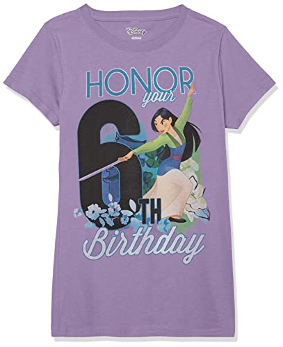 T-shirt Mulan 6 ans pour l'école et les fêtes d'enfants