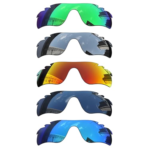 Image of Acefrog 5 Pieces Polarized Replacement Lenses for Oakley RadarLock Path Vented Sunglasses, Perfectly Fit, Shatterproof, Anti-scratch, Value Pack