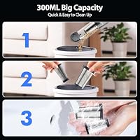 XenonLab Handheld Vacuum Cordless 25000Pa Car Vacuum 3-in-1 Handheld Vacuum, Includes Smart Display and Charging Base Hand Vac Cordless Rechargeable One-Touch Empty for Home/Pet/Car (Silver) — image 8