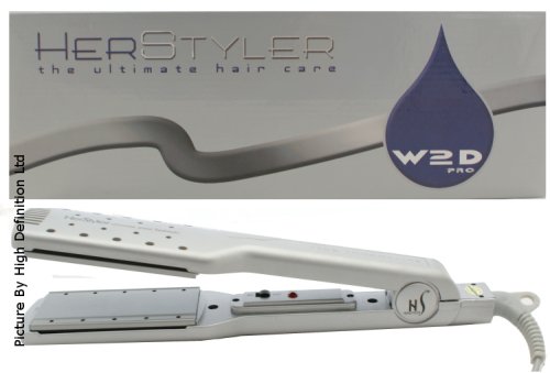 Fer plat en céramique humide à sec Herstyler lisseur plaques larges pour cheveux épais