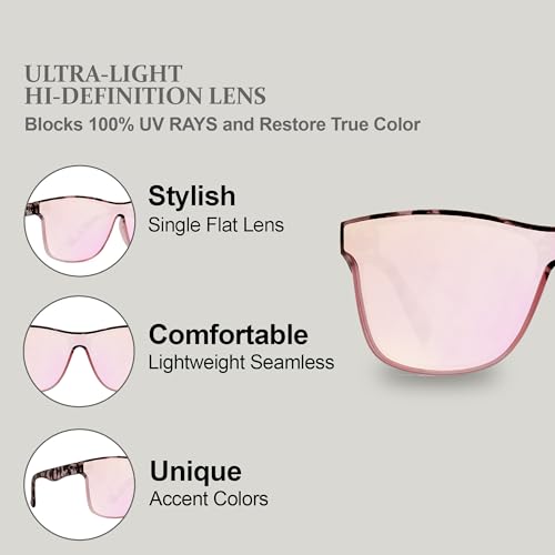 NYS Collection Premium Polarized Sunglasses – Flat Mirrored, Glare-Reducing, 100% UV Protection for Men and Women4