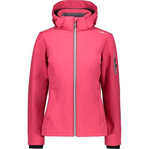 Veste soft melange CMP femme coupe-vent respirante avec poches zippées