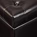 FIRST HILL FHW Deep Tufting Storage Ottoman, Espresso