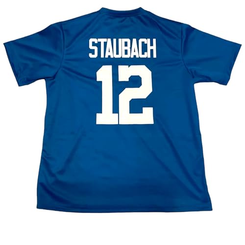 Roger Staubach Blue T-Shirt - Sizes XS Thru 3XL No Logos