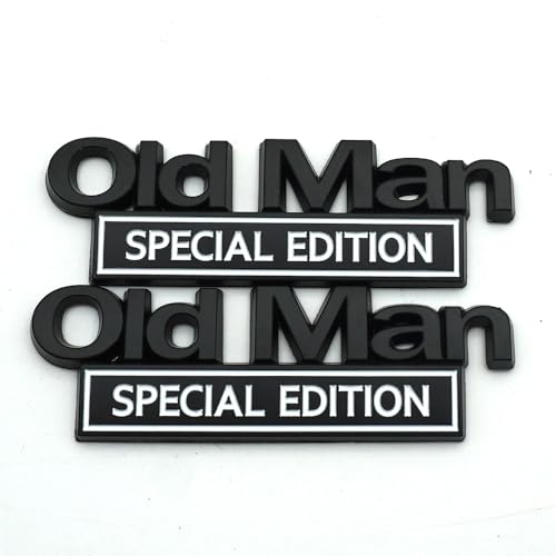 Emblemas de Old Man 3D decorativos para ventanillas de SUV y scooters 5