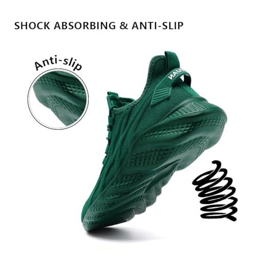 Image of Mens Slip On Walking Shoes Sneakers Running Shoes Trainers Athletic Gym Fitness Sport Shoes Non Slip Breathable Mesh Workout Fashion Breathable Comfortable