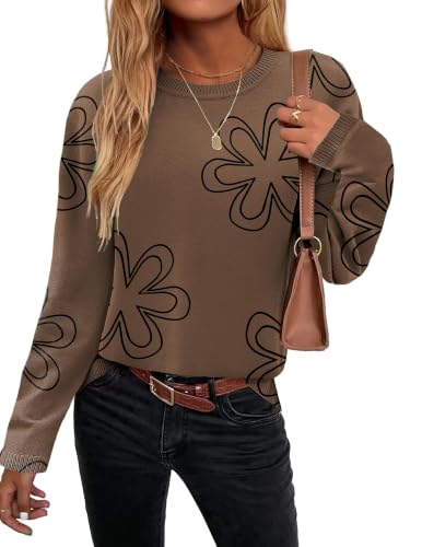 Image of Zeagoo Sweaters for Women Fall Outfits Trendy 2026 Long Sleeve Shirts Bussiness Casual Knit Pullover Sweater Tops