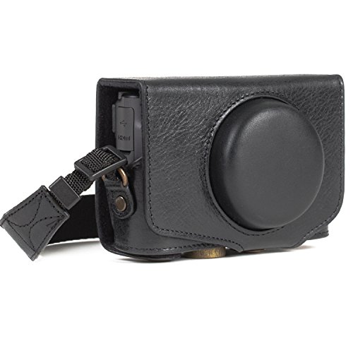MegaGear MG1176 Canon PowerShot SX740 HS, SX730 HS Ever Ready Genuine Leather Camera