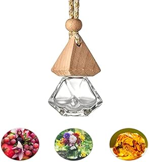5ml Car Air Fresheners Diffuser with Essential Oil, Long Lasting Hanging Scent Car Accessories for Men Women (Octagonal)
