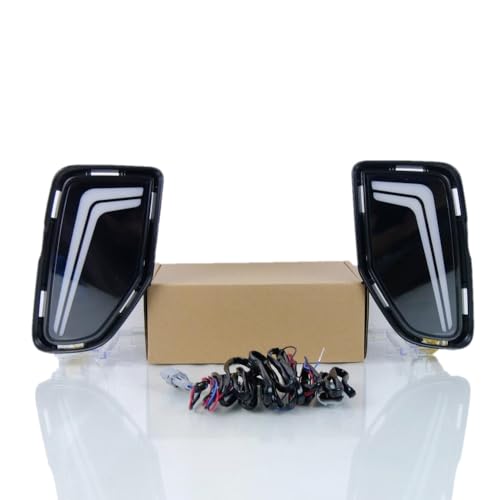 Feux de jour LED Toyota Corolla Cross 2024 blanc 6000k clignotants jaunes bleu glace avant