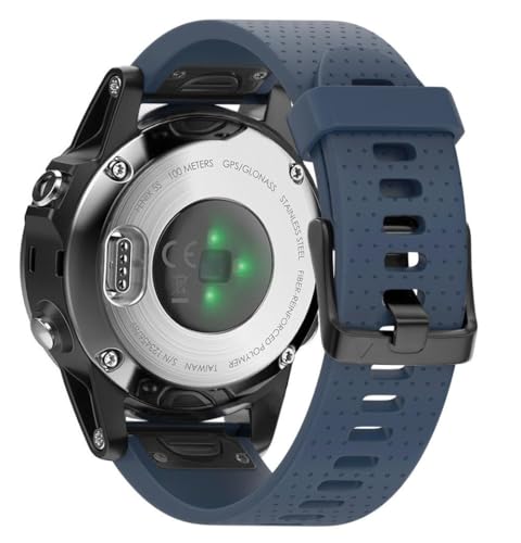 Bracelet montre silicone 20mm Easy Fit pour Fenix 7S et 6S Pro