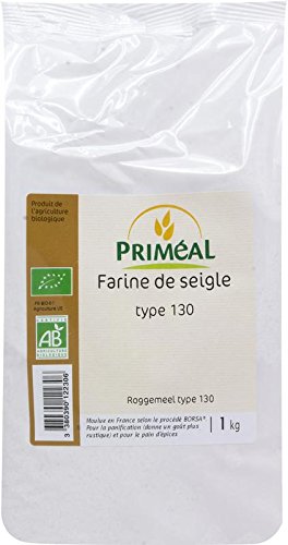 Priméal Farine de Seigle France T130 1 kg- bio